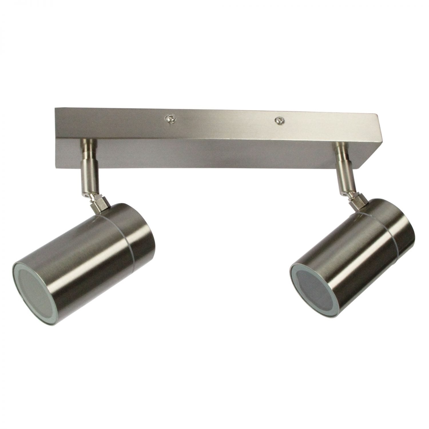 Buy Exterior Spotlights Australia Zeta 2 Light Spotlight Stainless Steel IP44 GU10 - OL7774/2SS
