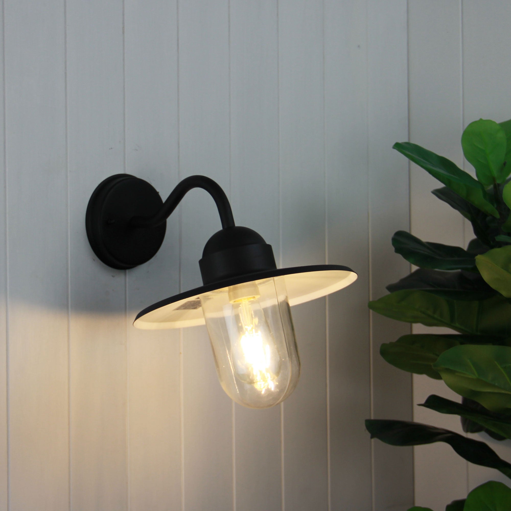 Buy Exterior Wall Lights Australia Alley 1 Light Wall Light Black - OL7880BK