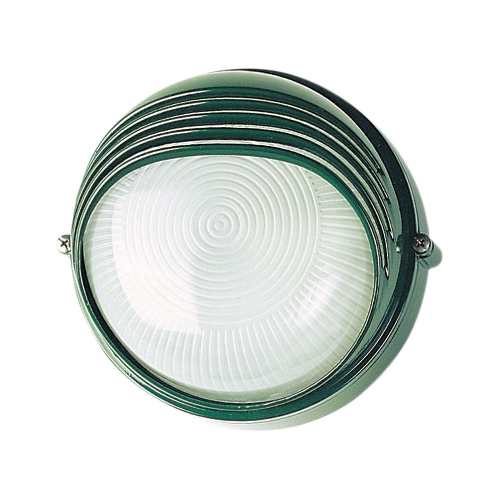 Bunker Light Small Round Louvred Green - OL7942GN