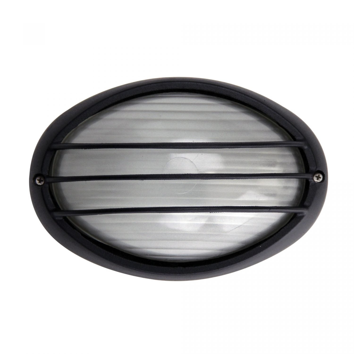 Buy Bunker Lights Australia Galaxy Bunker Light With Guard Small Oval Black - OL7971BK
