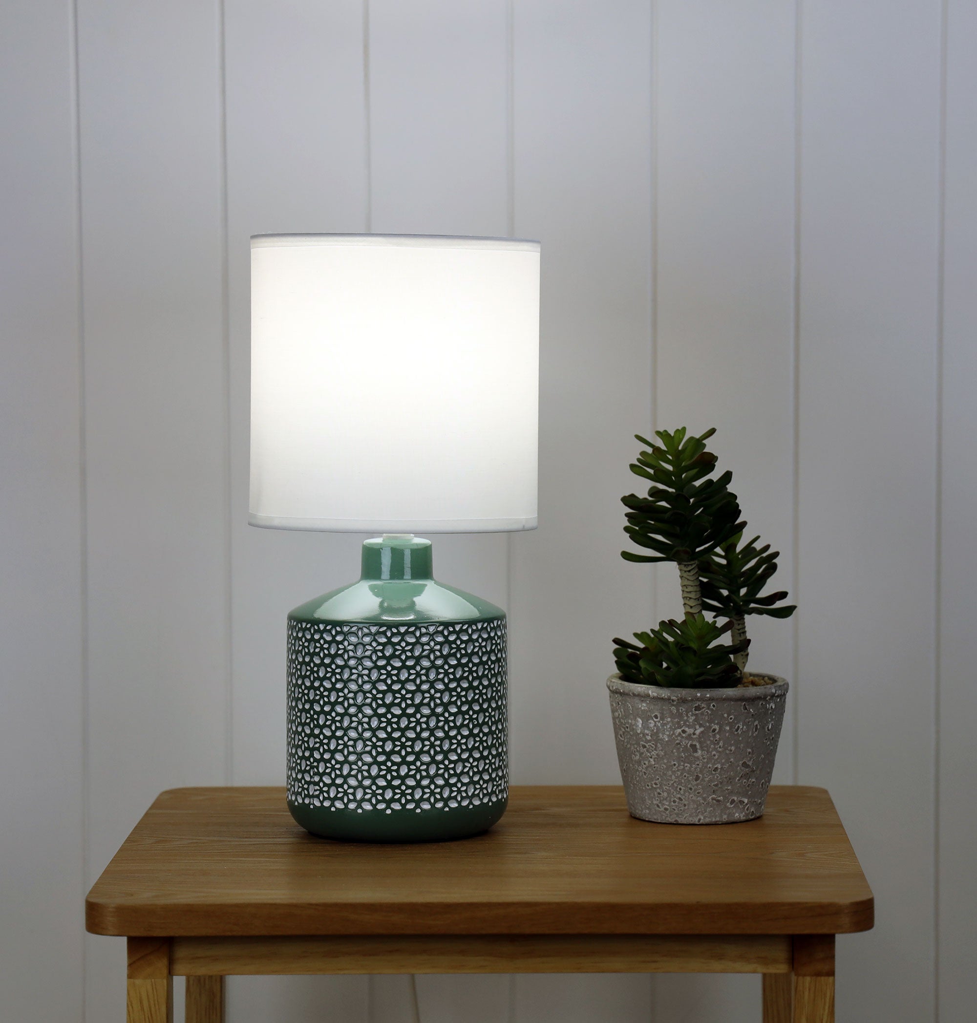Buy Table Lamps Australia Celia 1 Light Table Lamp Green - OL90117GN