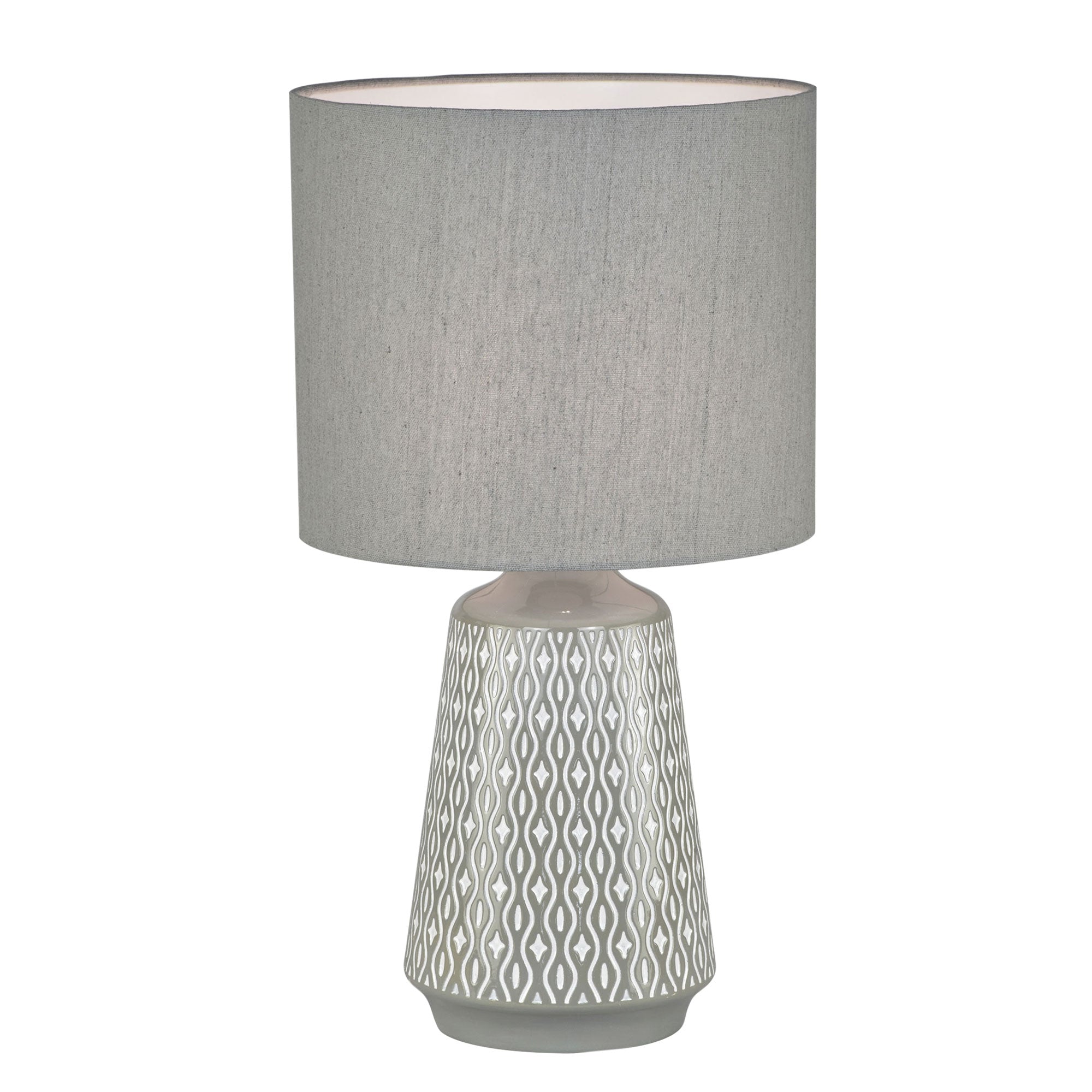 Buy Table Lamps Australia Moana 1 Light Table Lamp Grey - OL90151GY