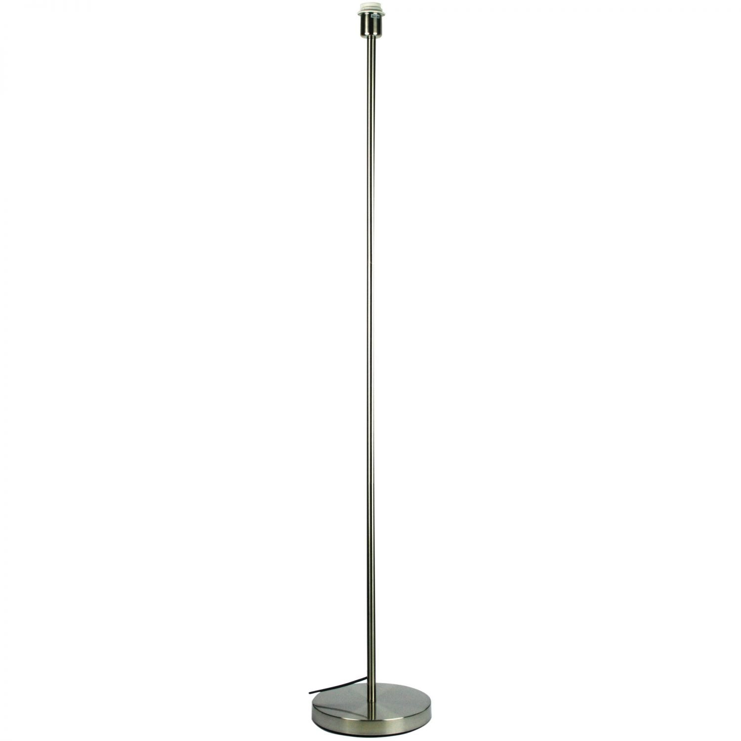 Spoke 1 Light Floor Lamp Base Brushed Chrome - OL91232BC