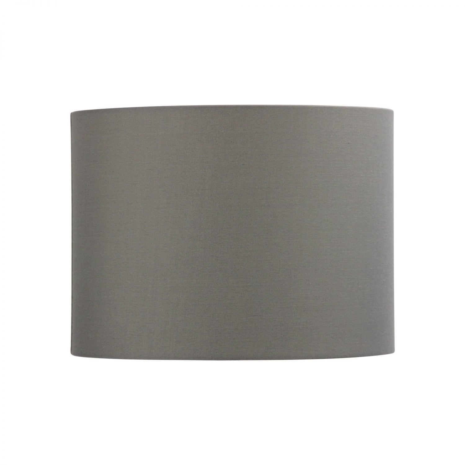 Buy Lamp Shades Australia 300-300-225mm / 12" Drum Grey Cotton Shade E27 - OL91758