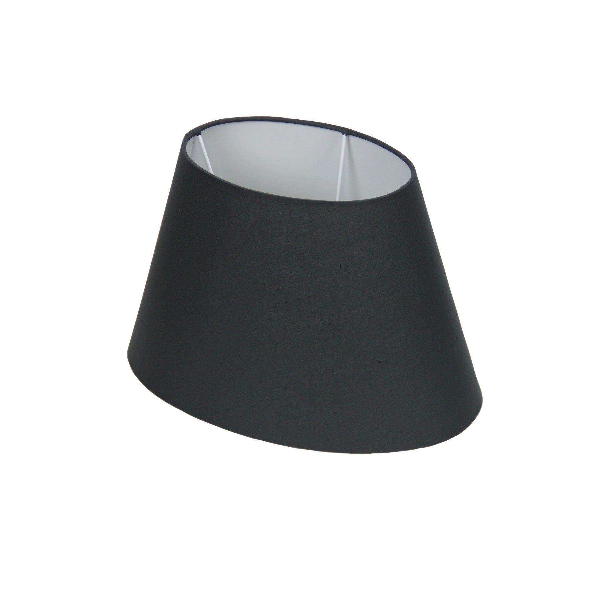 Buy Lamp Shades Australia 200-310-205mm / 12" Oval Taper Black Shade E27 - OL91841