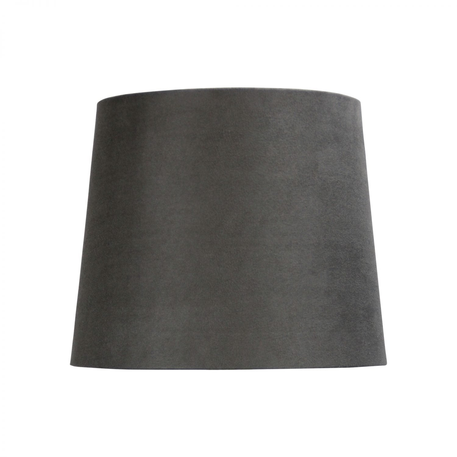 Buy Lamp Shades Australia 225-275-225mm / 11" Battleship Suede Shade E27 - OL91896