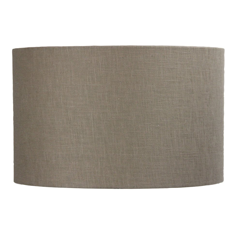 Buy Lamp Shades Australia 400-400-250mm / 16" Drum Coffee Burlap Shade E27 - OL91911