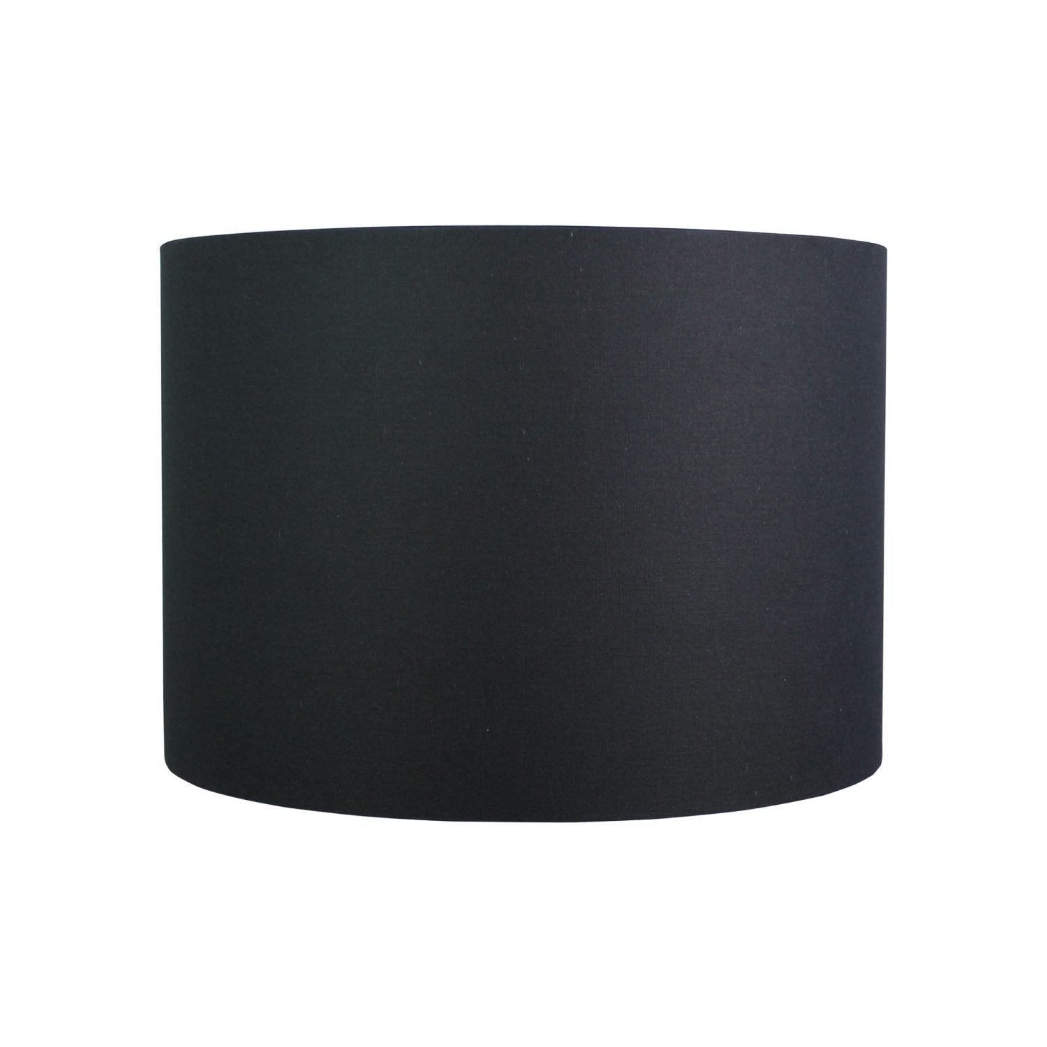 Buy Lamp Shades Australia 300-300-225mm / 12" Drum Black Cotton Shade E27 - OL91931