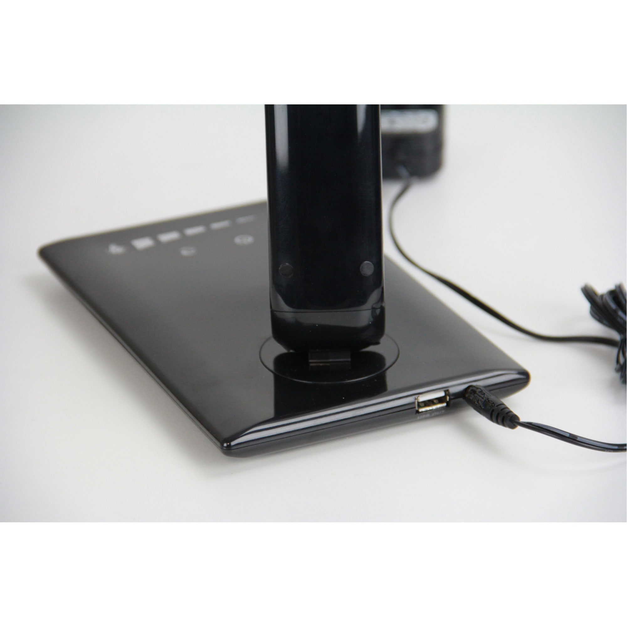 Buy Desk Lamps Australia Luke LED Black Desk Lamp Touch Dim USB Port - OL92631BK