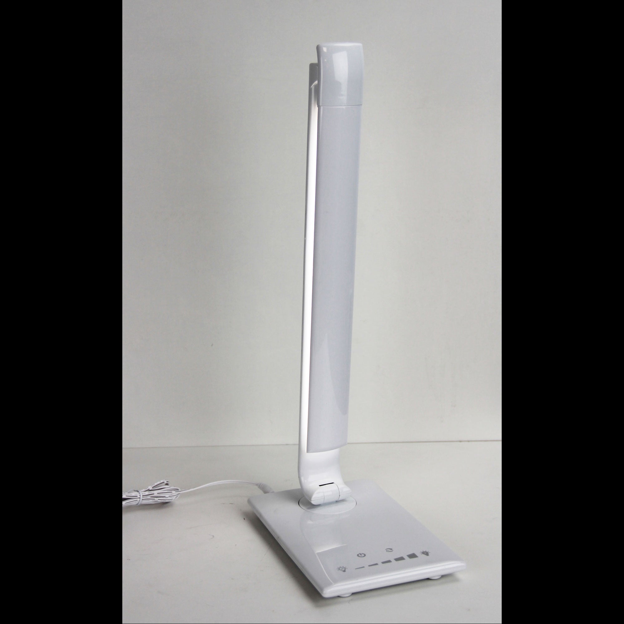 Buy Desk Lamps Australia Luke LED White Desk Lamp Touch Dim USB Port - OL92631WH