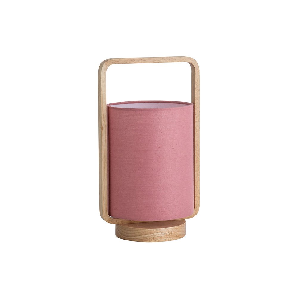 Buy Table Lamps Australia Lucia 1 Light Table Lamp Blush Shade - OL93611PK