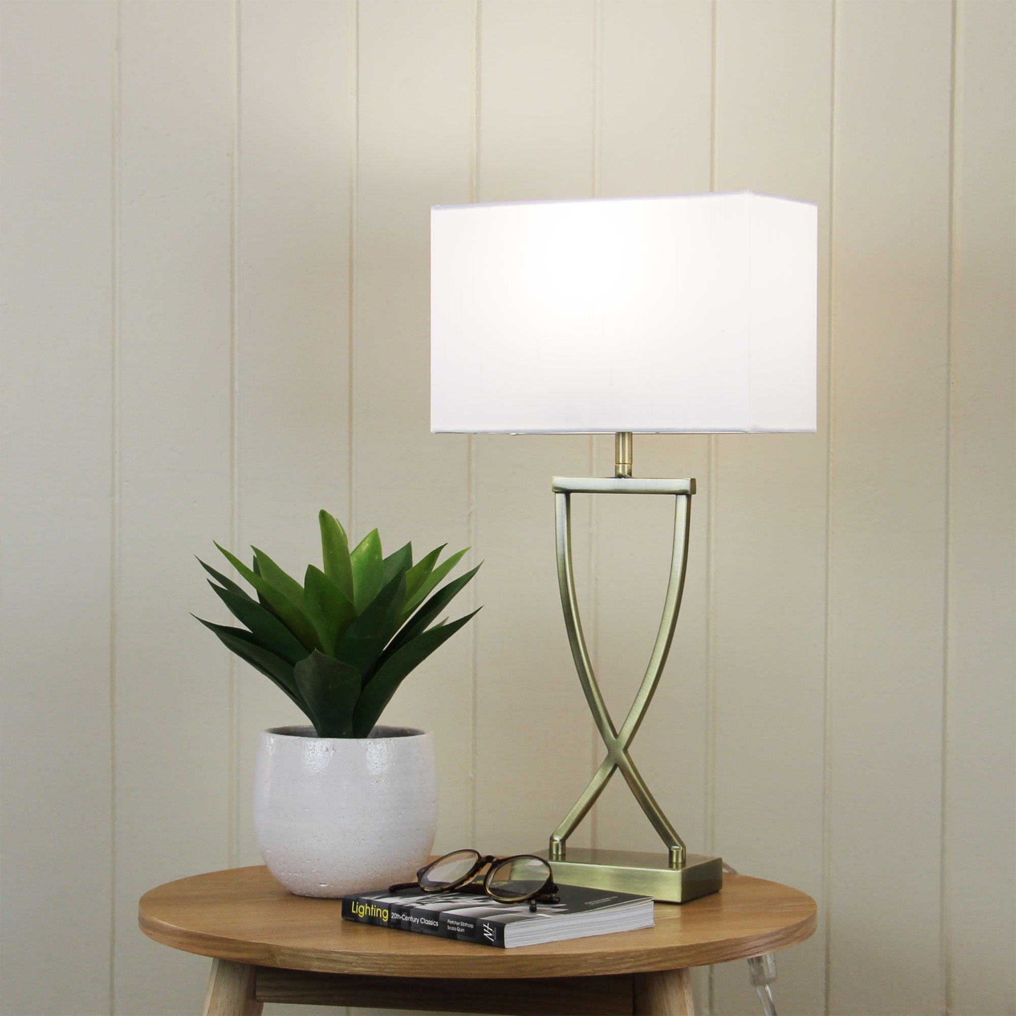 Buy Table Lamps Australia Chi 1 Light Table Lamp Antique Brass Complete With Shade - OL93801AB