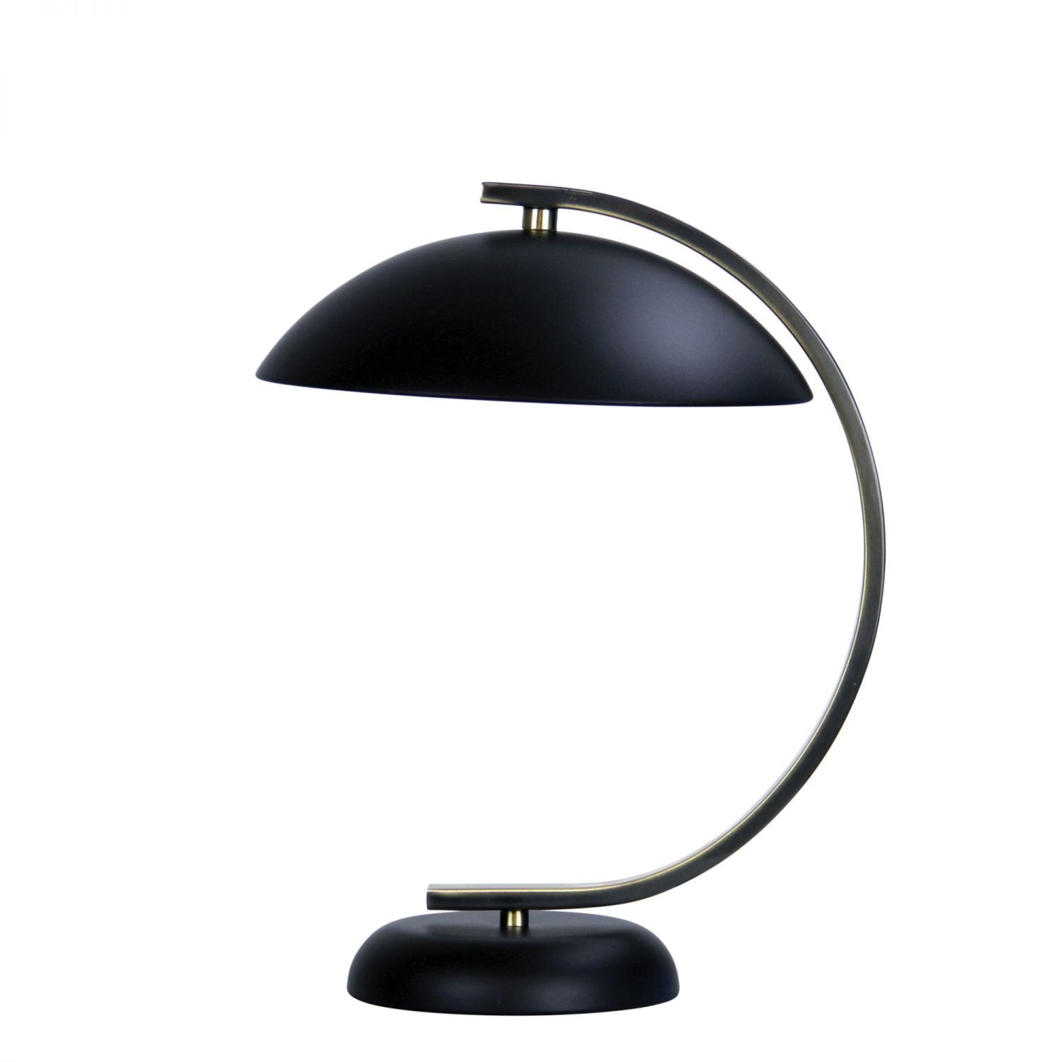 Buy Table Lamps Australia Deco 1 Light Table Lamp Black & Antique Brass - OL93941AB