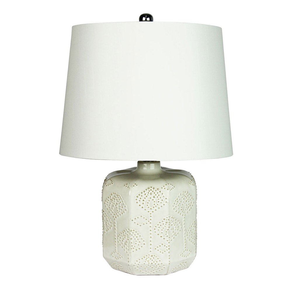 Buy Table Lamps Australia Bikki 1 Light Table Lamp White With Harp Shade - OL97971WH