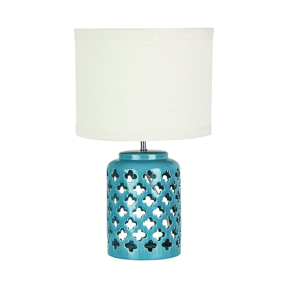 Buy Table Lamps Australia Casbah 1 Light Table Lamp Teal - OL97978TE