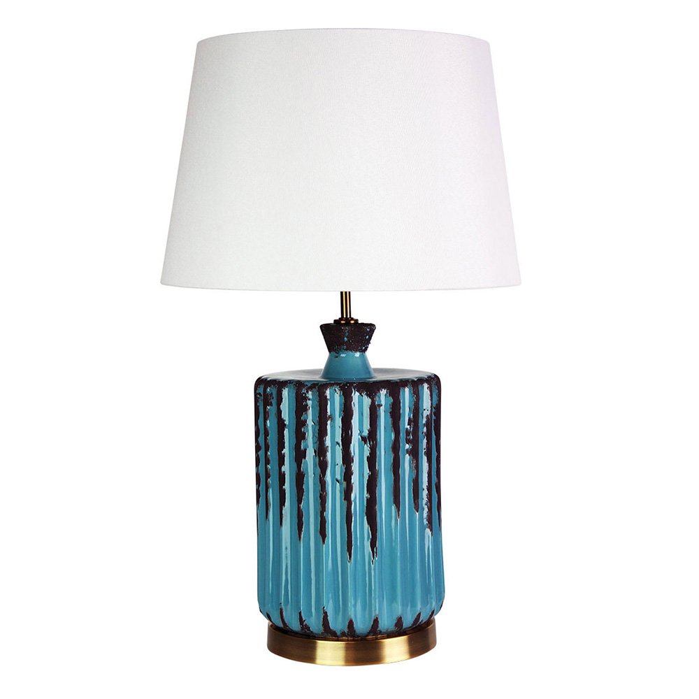 Buy Table Lamps Australia Azure 1 Light Table Lamp Aged Jar - OL98837