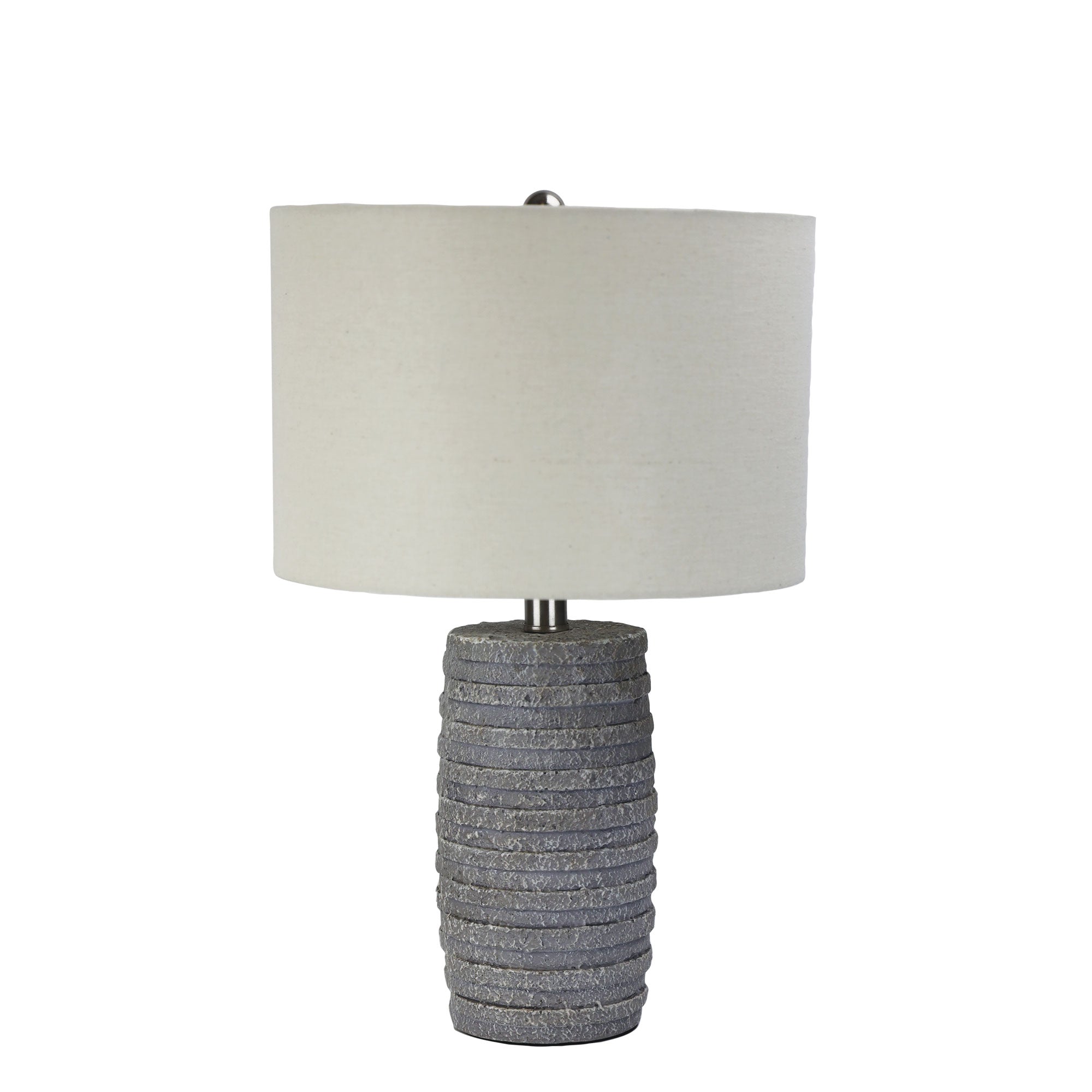 Buy Table Lamps Australia Strata 1 Light Table Lamp Grey / Natural - OL98887