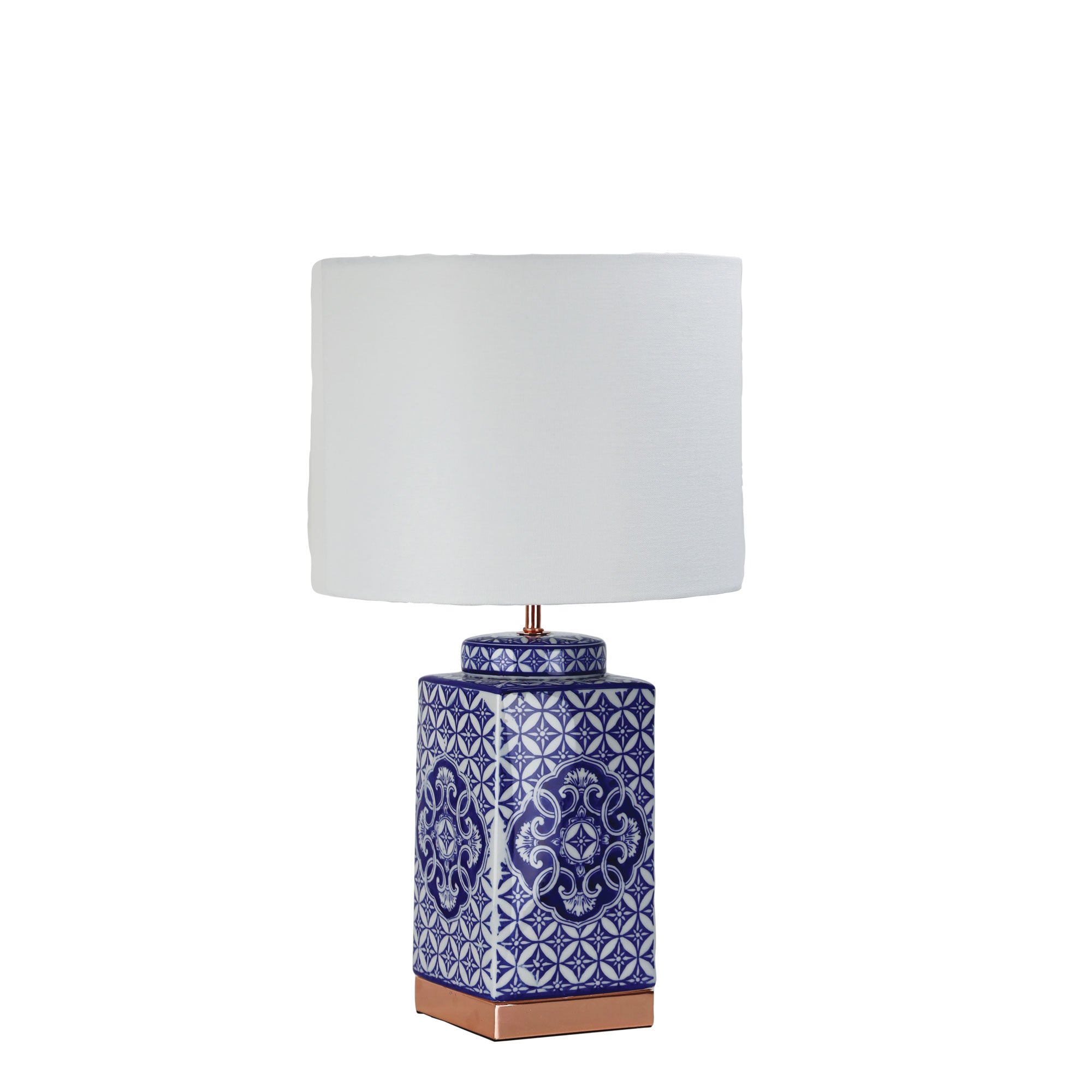 Buy Table Lamps Australia Xian 1 Light Table Lamp White / Blue / Ivory - OL98893