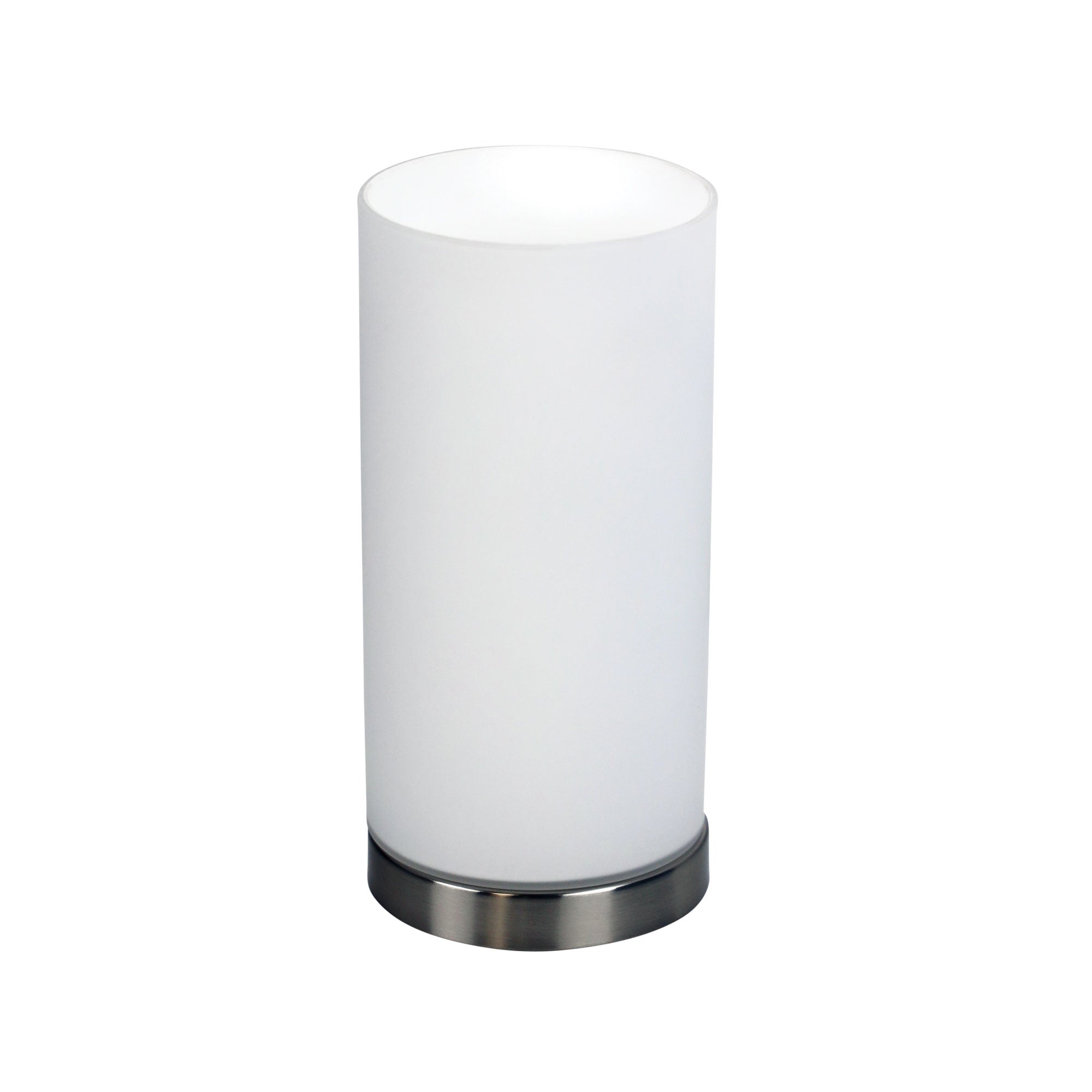 Buy Touch Lamps Australia Pablo 1 Light Touch Table Lamp Brushed Chrome & White - OL99485BC