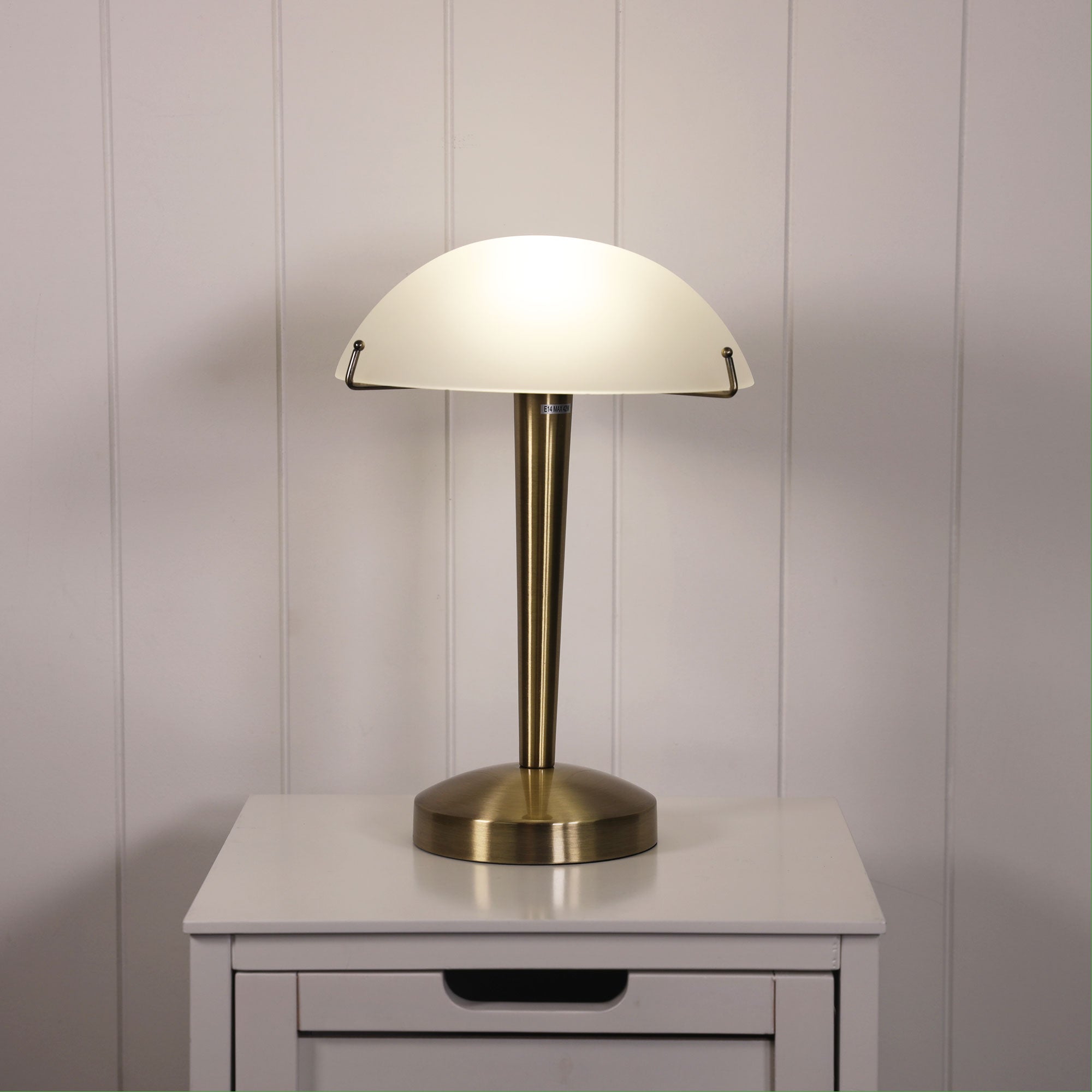 Ruby 1 Light Touch Table Lamp Antique Brass - OL99511AB