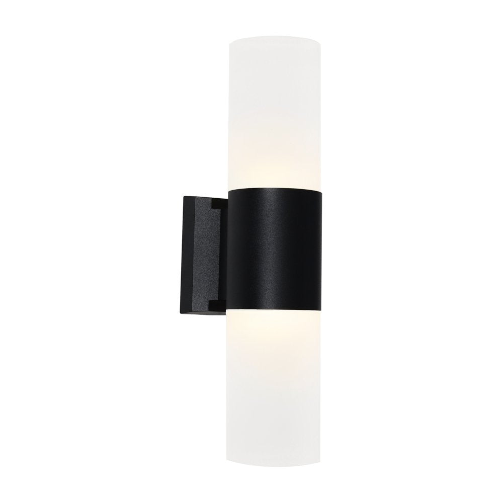 Ottawa 2 Light Exterior Wall Light Black - OTTA2EBLK