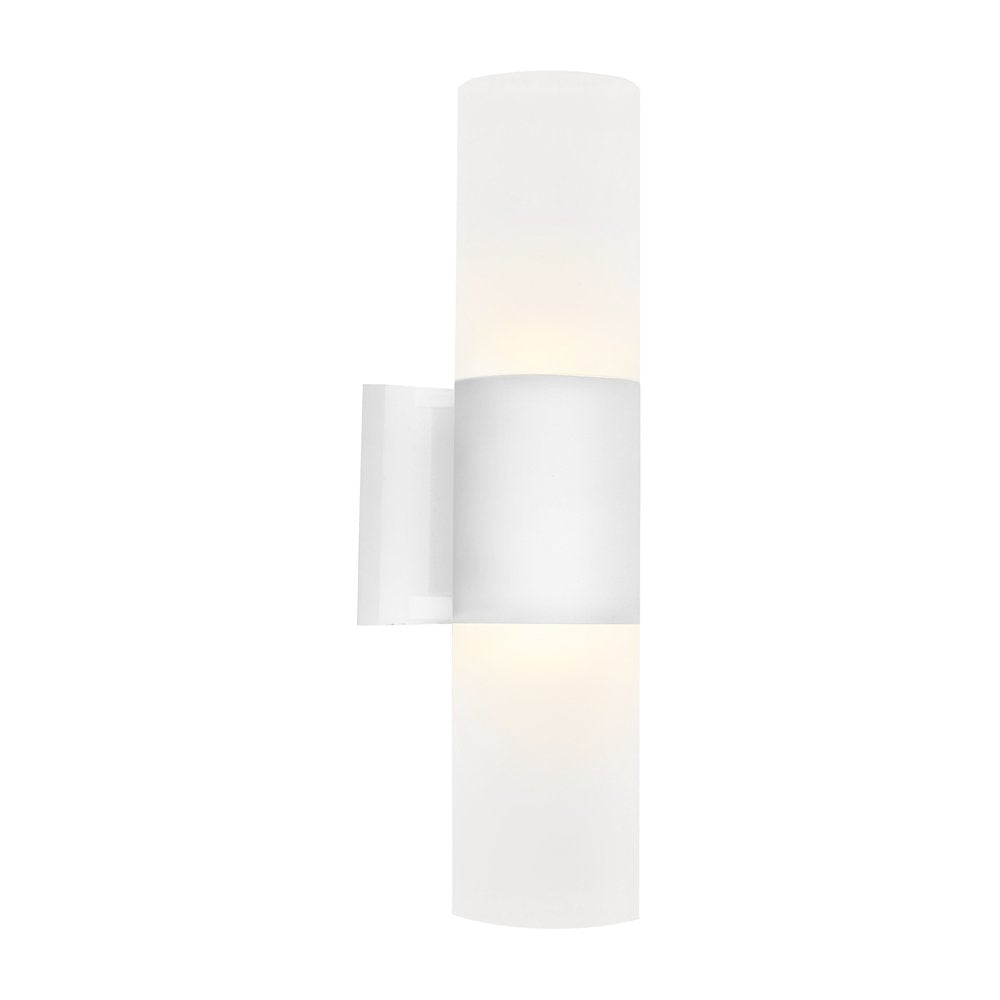 Ottawa 2 Light Exterior Wall Light White - OTTA2EWHT