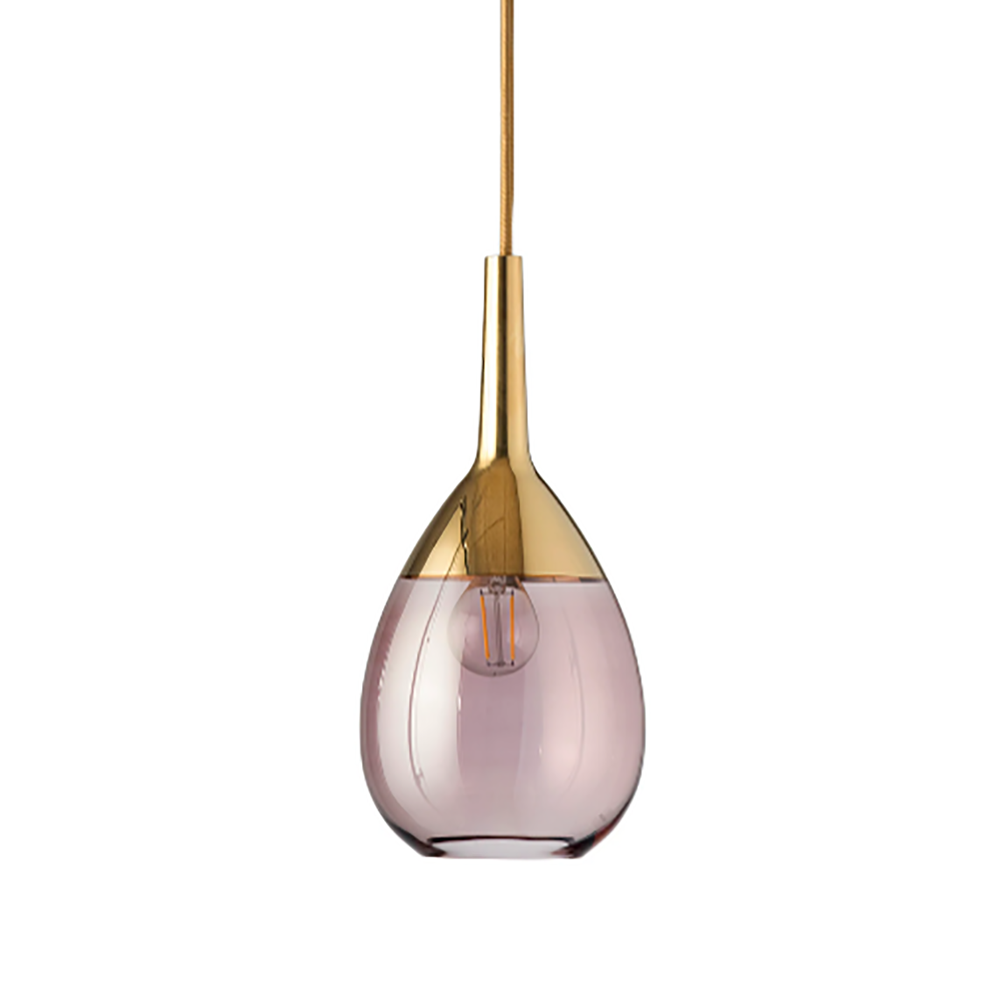 Buy Pendant Lights Australia Lute Pendant Light W140mm Glass - LA1014