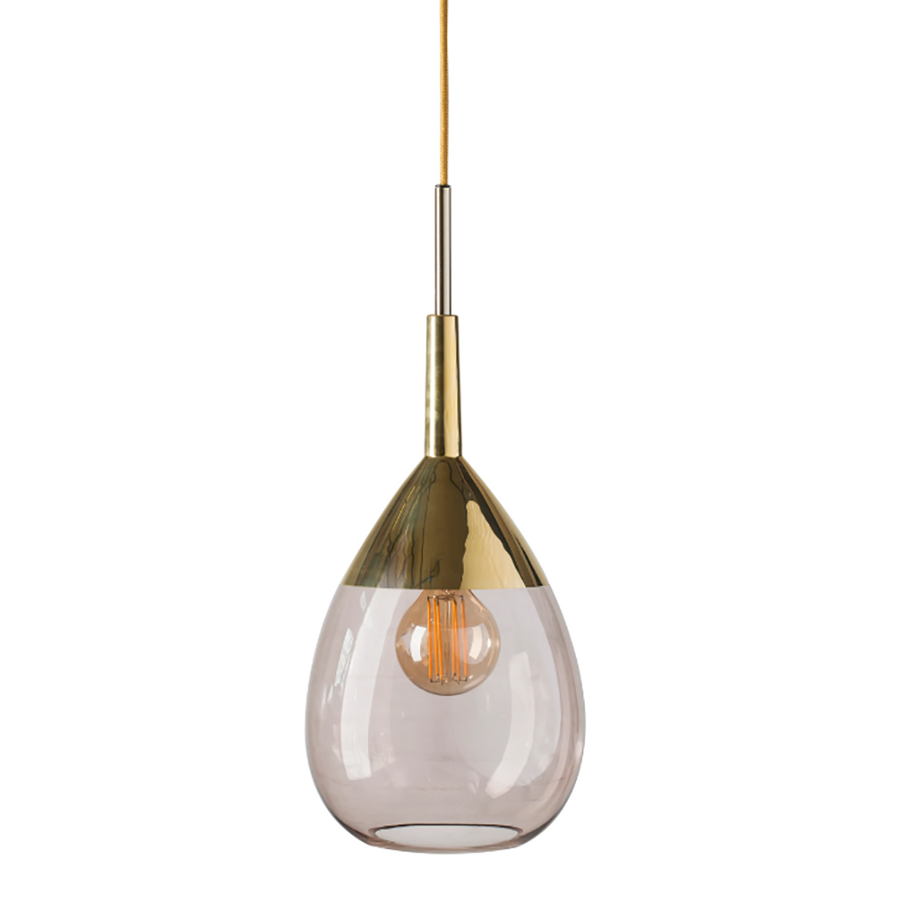 Buy Pendant Lights Australia Lute Pendant Light W220mm Glass - LA101