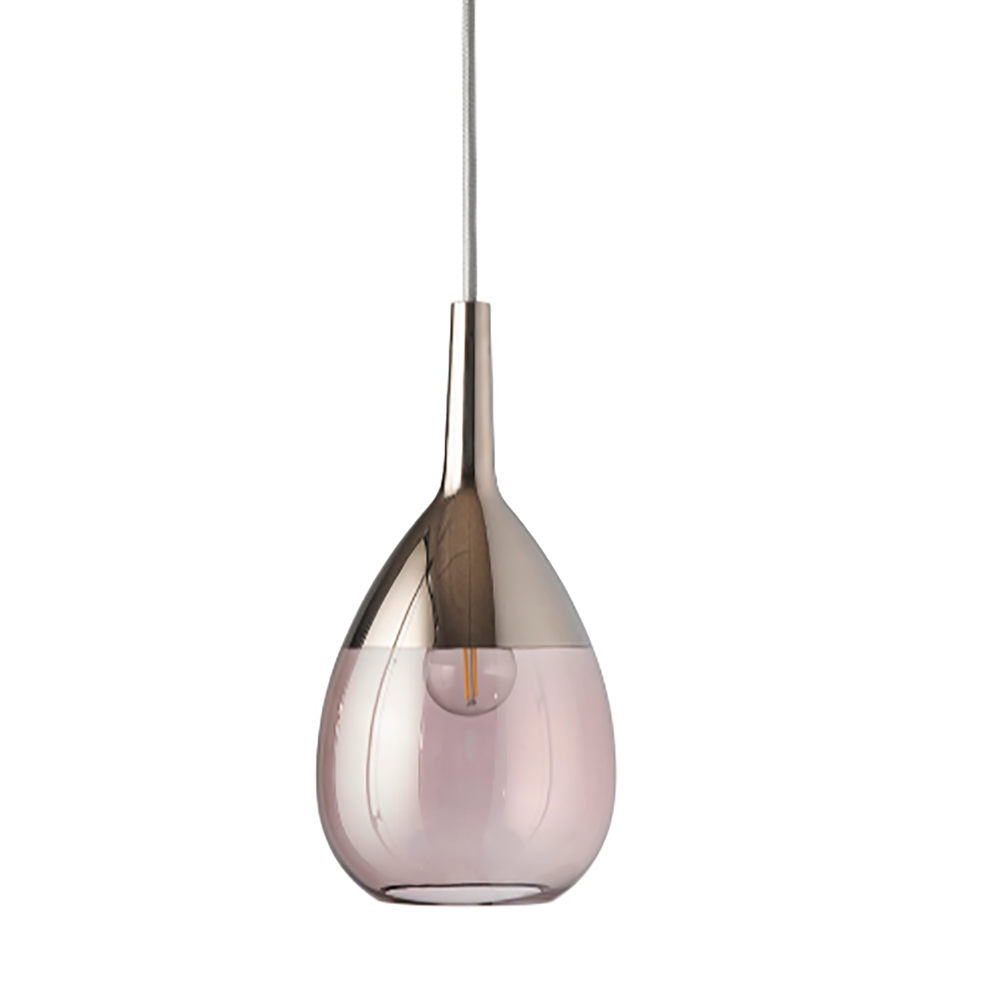 Buy Pendant Lights Australia Lute Pendant Light W140mm Glass - LA1014