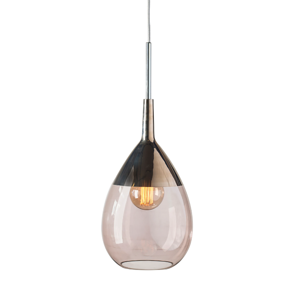 Buy Pendant Lights Australia Lute Pendant Light W220mm Glass - LA101