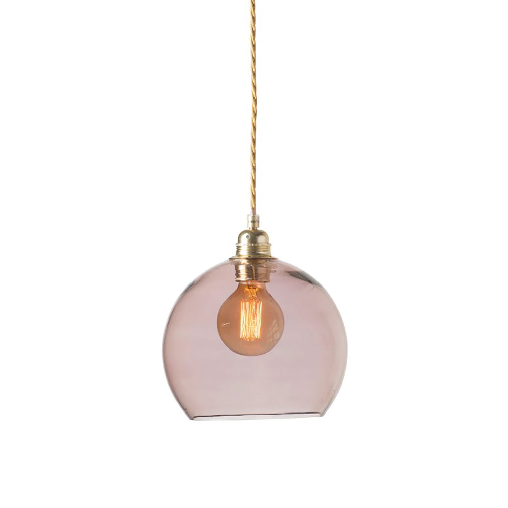 Buy Pendant Lights Australia Rowan Pendant Light W220mm Glass Matt Gold - LA101