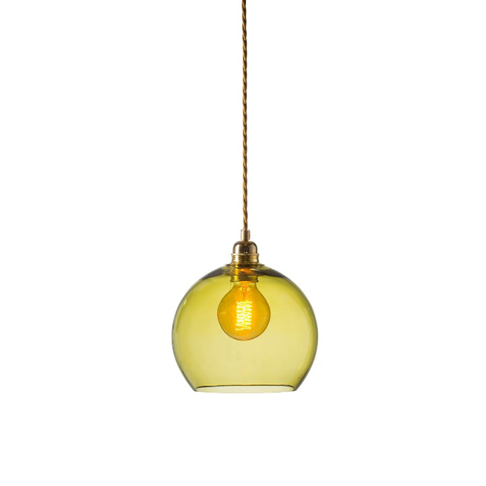 Buy Pendant Lights Australia Rowan Pendant Light W220mm Glass Matt Gold - LA101