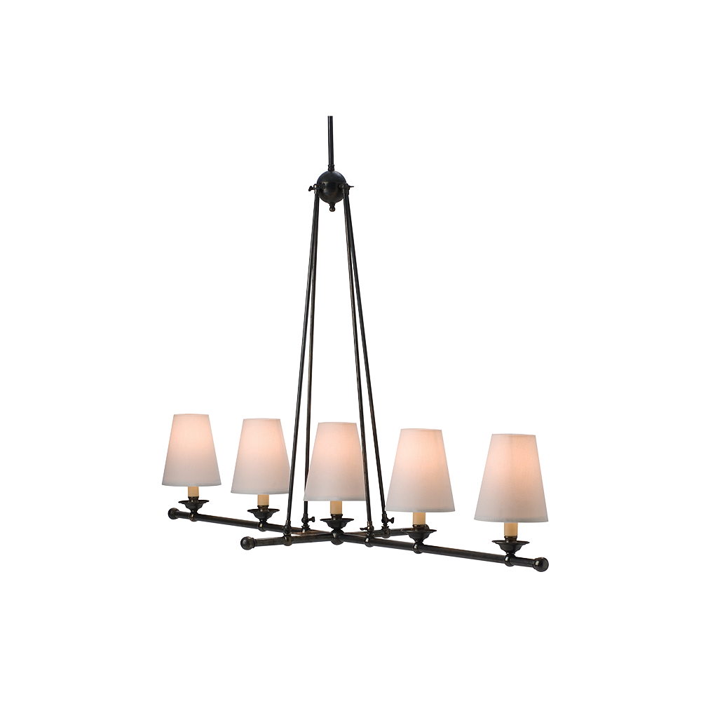 Buy Pendant Lights Australia Verandah Pendant 5 Lights linen - P-VER5