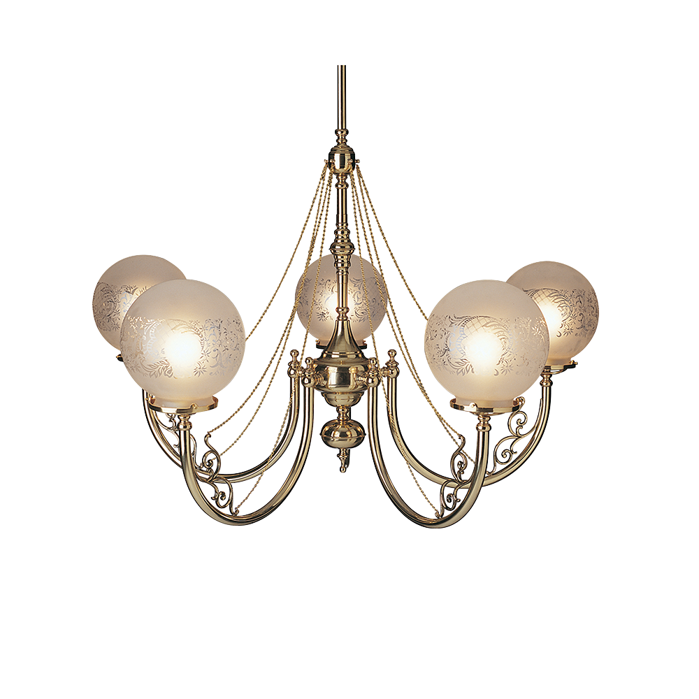 Buy Chandeliers Australia Keswick Chandelier 5 Lights Glass - P12U34-5DG4GS