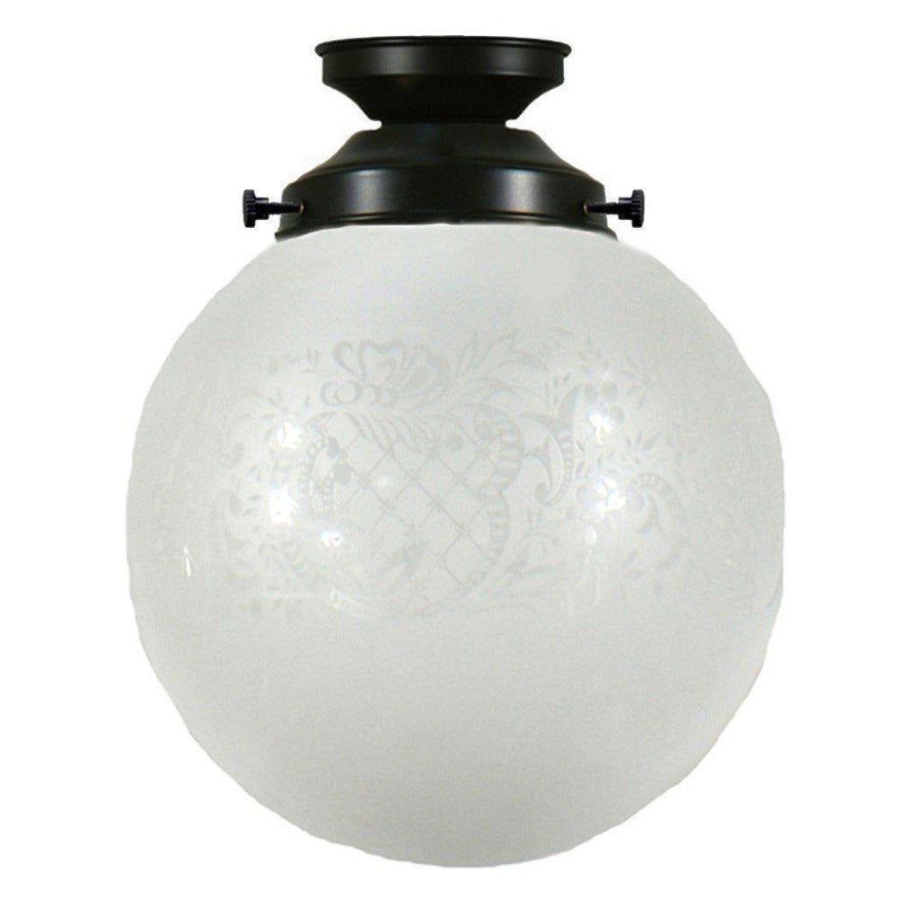 Buy DIY Batten Fix Lights Australia DIY Batten Fix Patina With 8" Sheffield Glass - 3020030