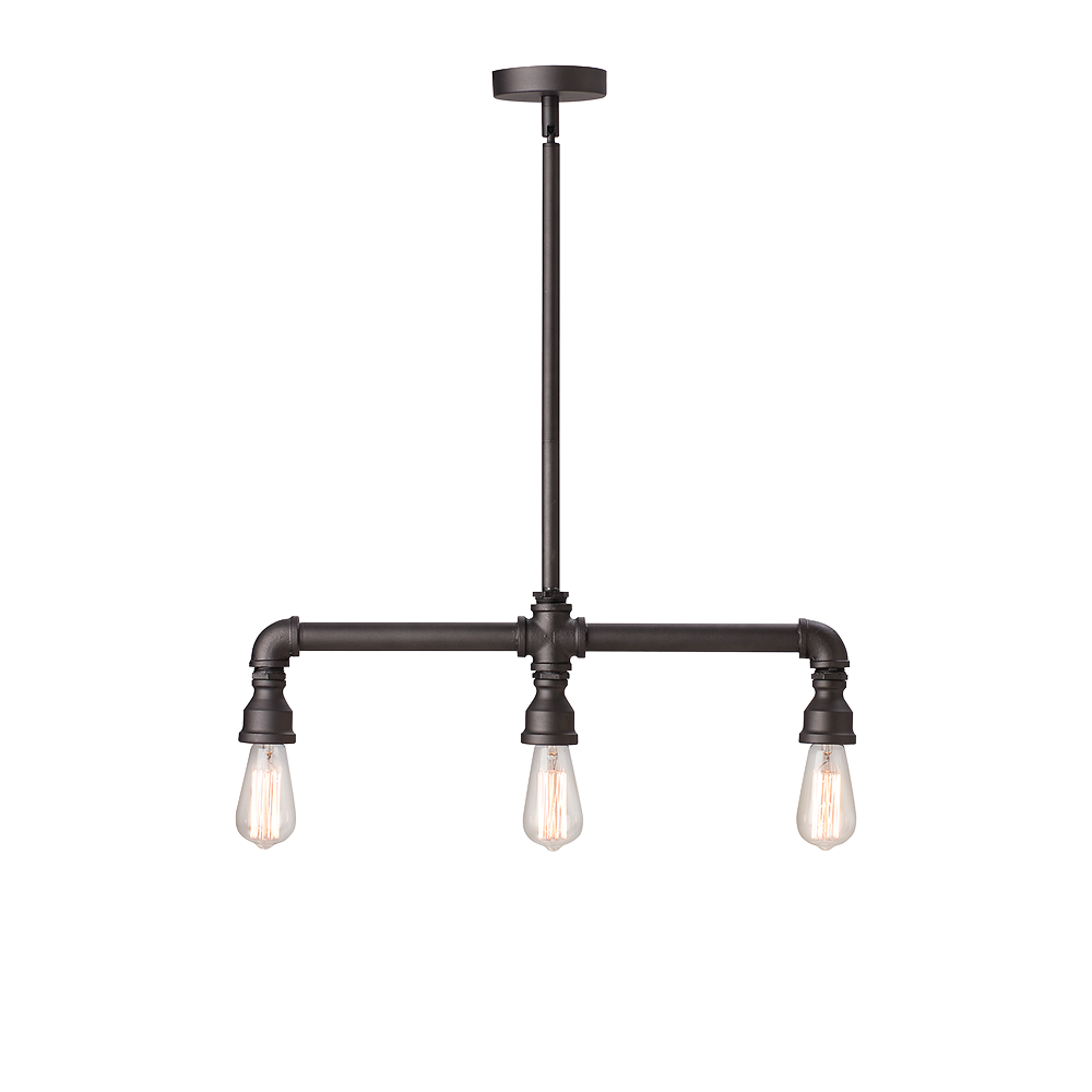 Buy Pendant Lights Australia Pendant 3 Lights W420mm Galvanized Bronze - PD2978-3