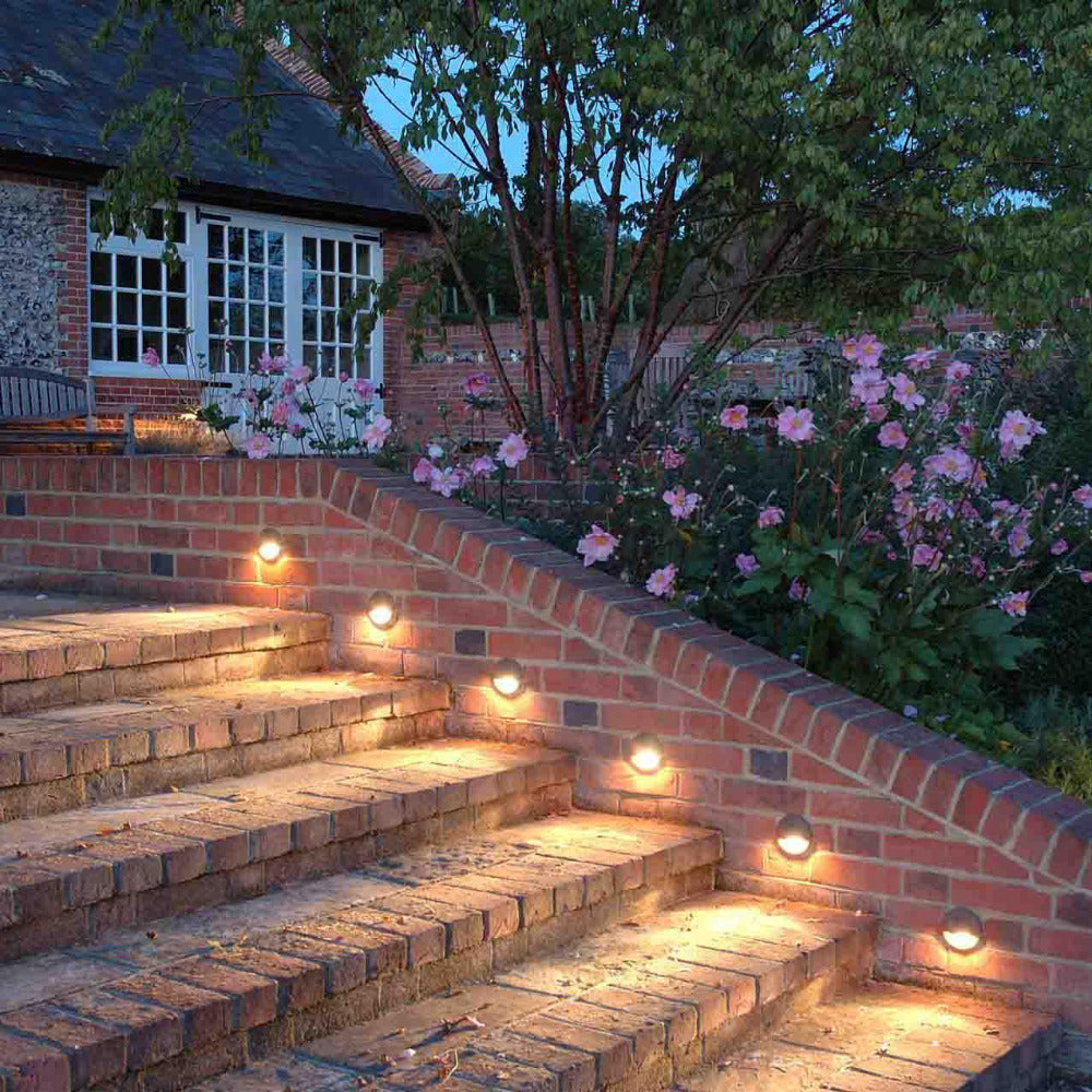 Buy Outdoor Step Lights Australia Outdoor Step Light 12V Black Aluminium - PDL1100BK