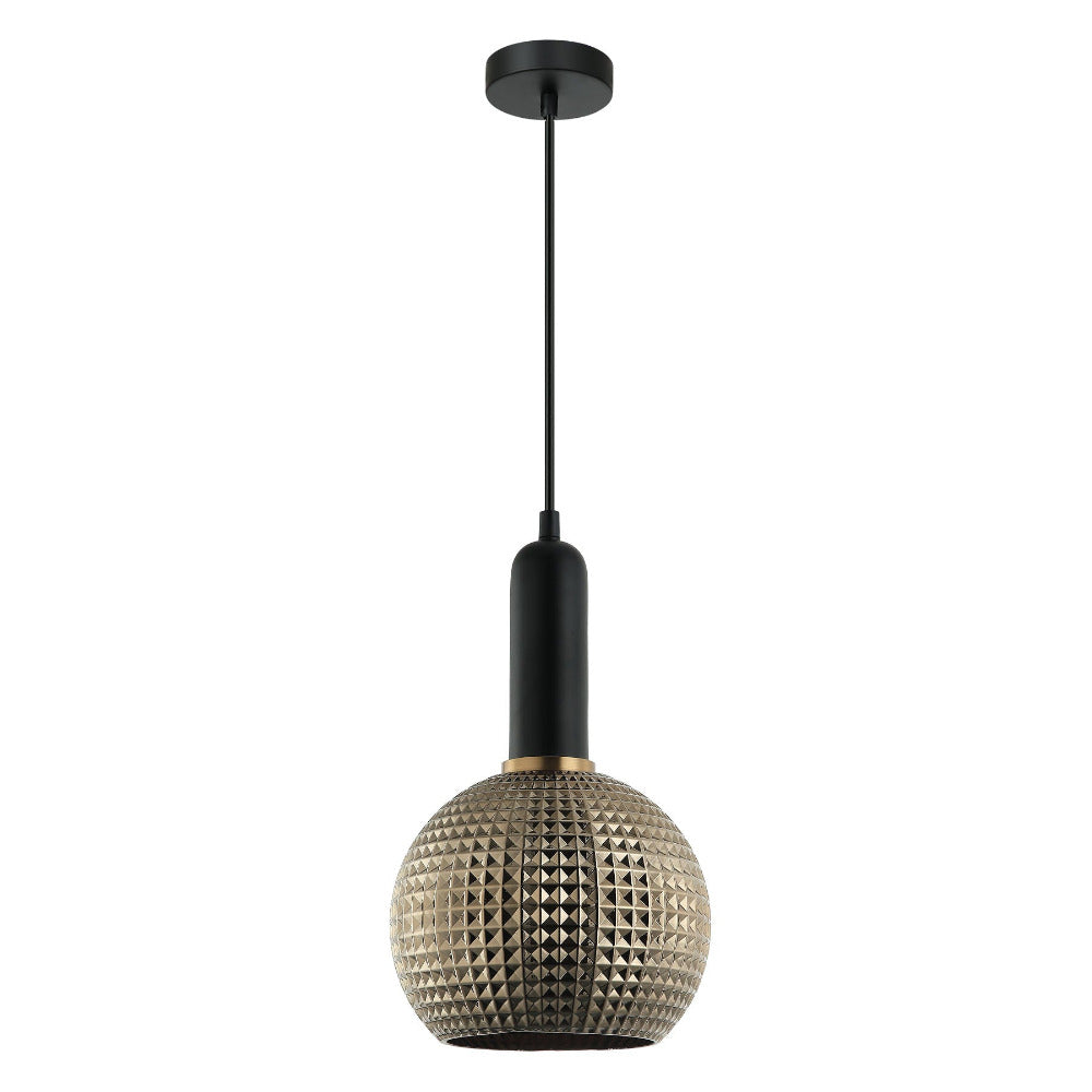Buy Pendant Lights Australia Pelota 1 Light Pendant Chrome Glass Wine Glass Shape - PELOTA5