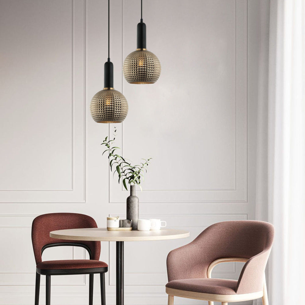 Buy Pendant Lights Australia Pelota 1 Light Pendant Chrome Glass Wine Glass Shape - PELOTA5