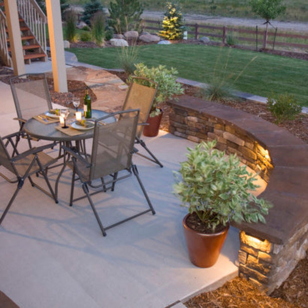 Buy Outdoor Step Lights Australia Outdoor Step Light 12V L76mm Bronze Cast Aluminium - PHL4403