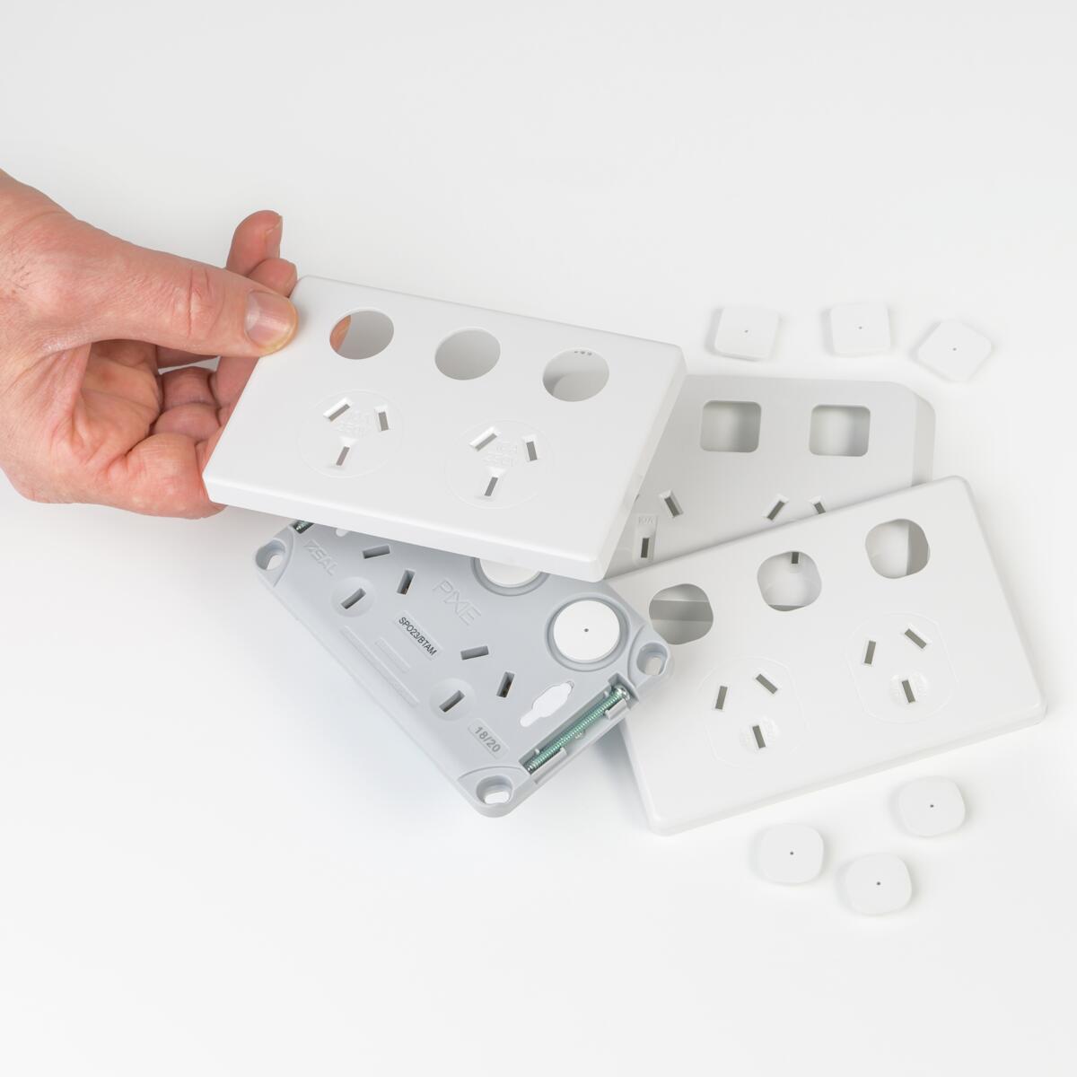 Buy Smart Switches & Plugs Australia Pixie Smart Switches Bluetooth Mesh W78mm White polycarbonate - SPO23/BTAM