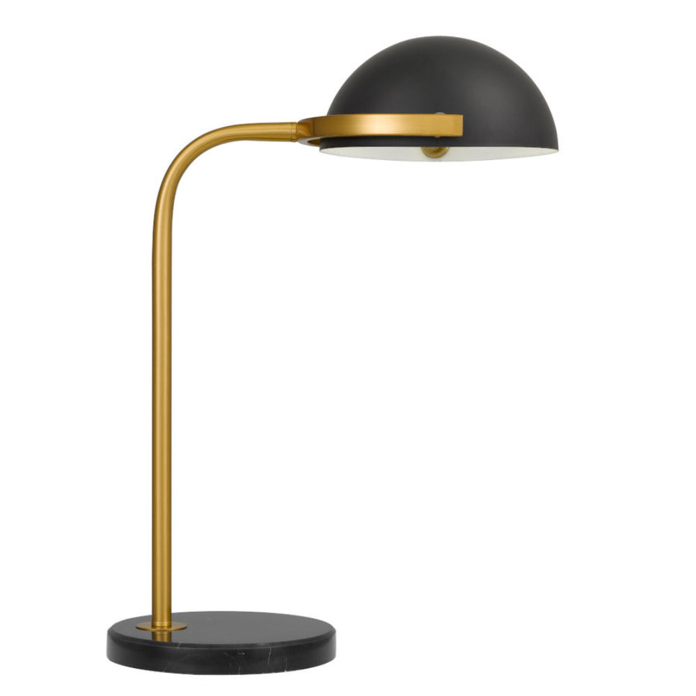 Pollard 1 Light Desk Lamp Black & Antique Gold - POLLARD TL-BKAG