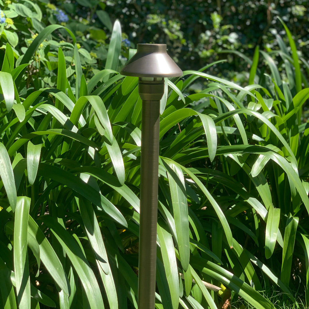 Buy Pathway Lights Australia Pathway Light 12V H305mm W84mm Bronze Brass- PPL2301WB-12