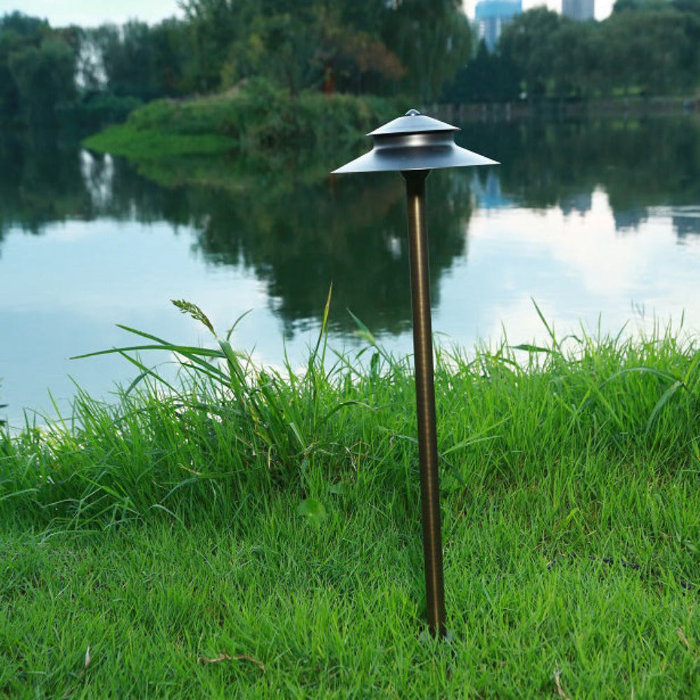 Buy Pathway Lights Australia Pathway Light 12V H457mm W148mm Bronze Brass- PPL2306WB-18