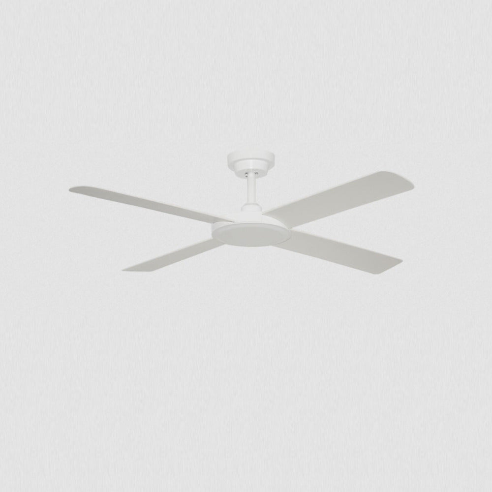 Pinnacle V2 DC Ceiling Fan 52" White ABS Polymer Blade - P2200