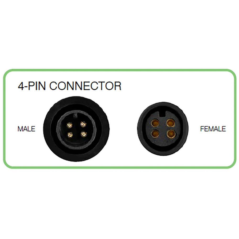 Cables & Connector Extension 12V 4-Pin Black ABS / plastic - 21637/06