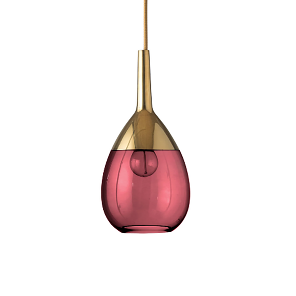 Buy Pendant Lights Australia Lute Pendant Light W140mm Glass - LA1014