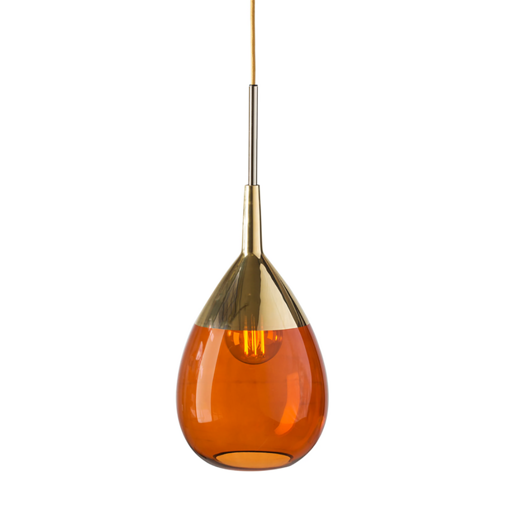 Buy Pendant Lights Australia Lute Pendant Light W220mm Glass - LA101