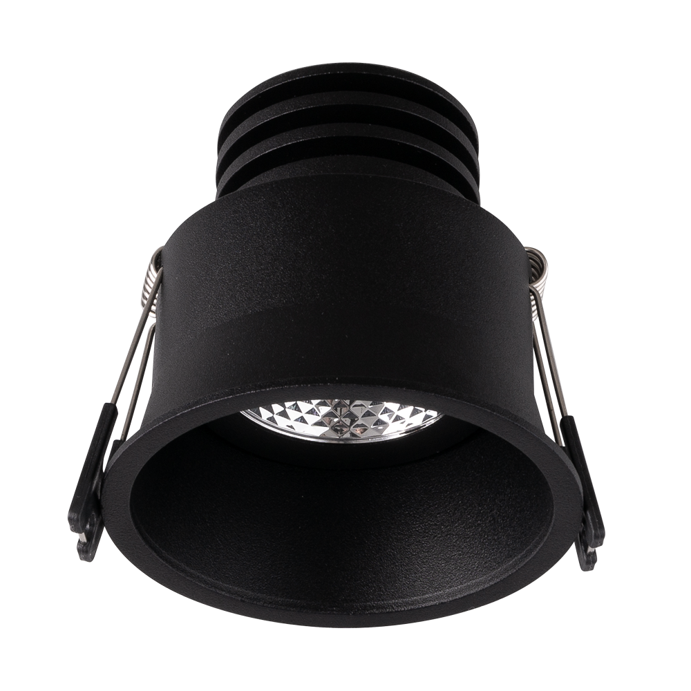 Unifit Center Tilt Recessed LED Downlight 10W Black Aluminium 3 CCT S9009TC2BK