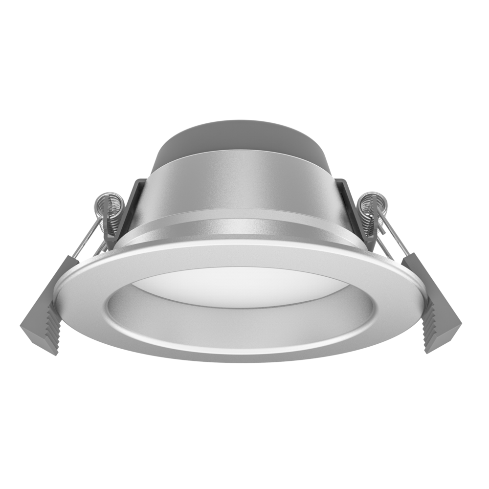 Buy Recessed Downlights Australia PREMIER S9071TC Round Dimmable LED Downlight Silver 10W TRI Colour - S9071TC SL